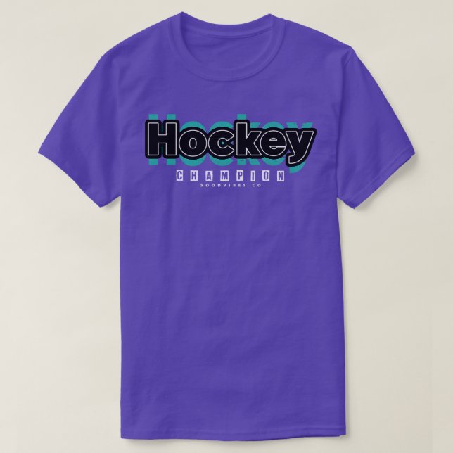 T-shirt Champ de hockey (Design devant)