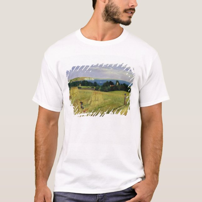 T-shirt Champ de maïs dans l'île du Wight (Devant)