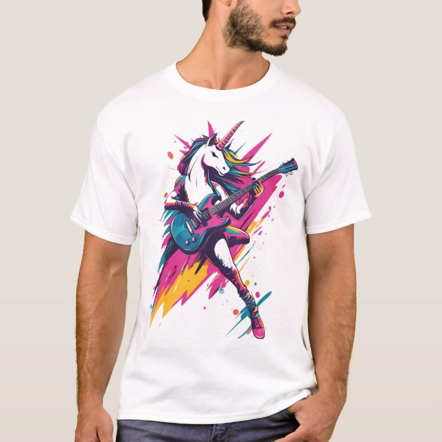 T-shirt Champ de tournesol Licorne (5) (Devant)