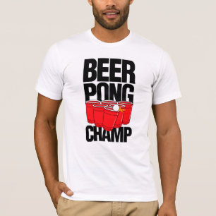 T-shirt Champ Pong de bière