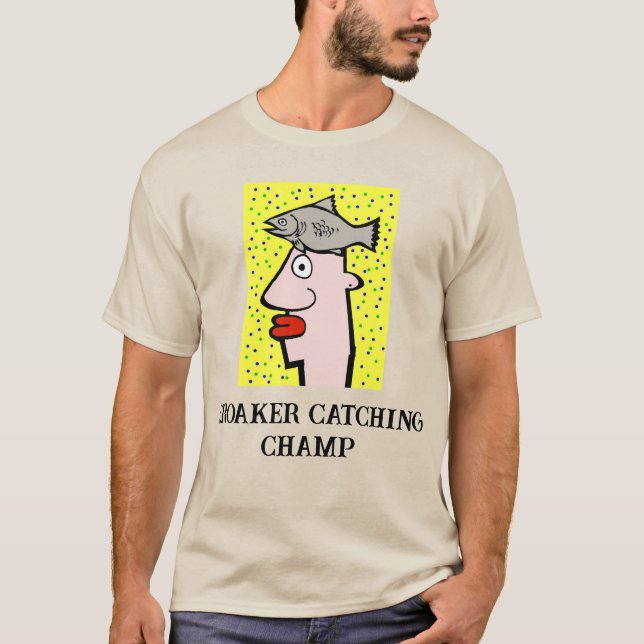 T-shirt Champ-T-shirt Croaker Catching (Devant)