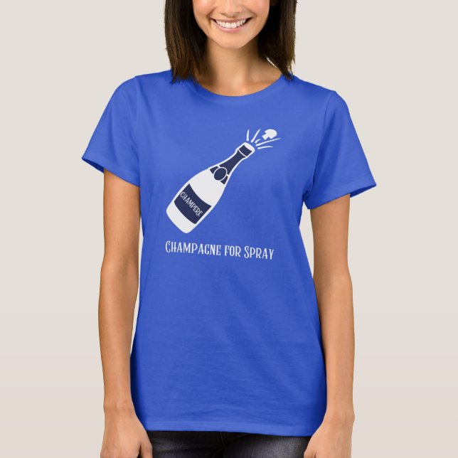 T-shirt CHAMPAGNE DE SPRAY - Emily à Paris (Devant)