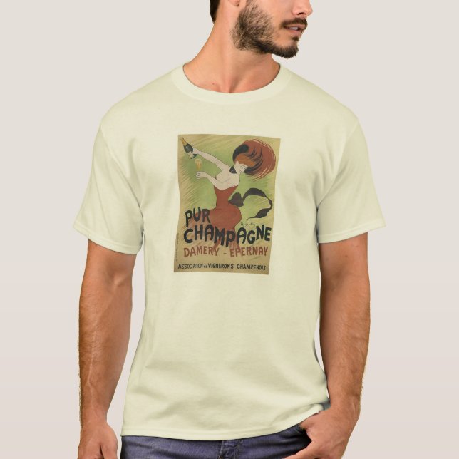 T-shirt Champagne Pur, Damery-Epernay (Devant)