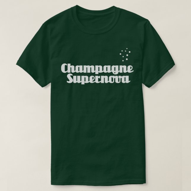 T-shirt Champagne Supernova blanc (Design devant)