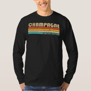 T-shirt Champagne Surnom Retro Vintage 90s Anniversaire Re