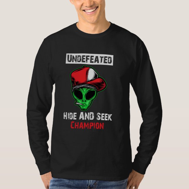T-shirt Champi Alien indéfectible Caché & Rechercher Champ (Devant)