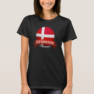 T-shirt Champi du Danemark Équipe du monde de football