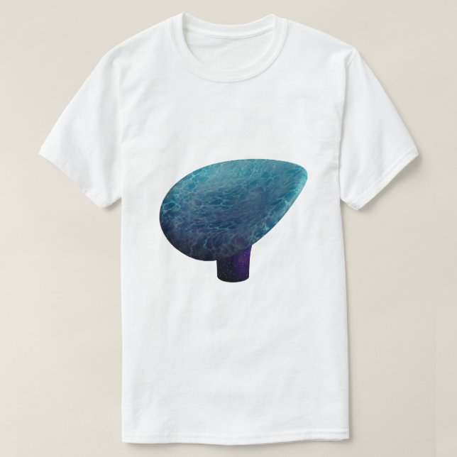 T-shirt Champignon Alien Éclatant (Design devant)