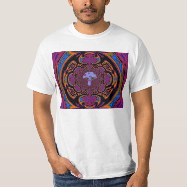 T-shirt Champignon bleu #12 (Devant)