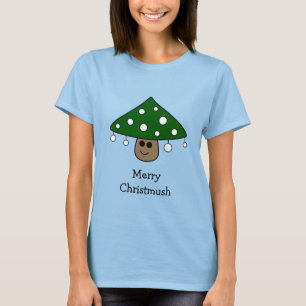 T-shirt champignon d'arbre de Noël