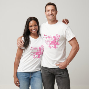 T-shirt Champignon de Fée Mignon et Famille de Baby Shower