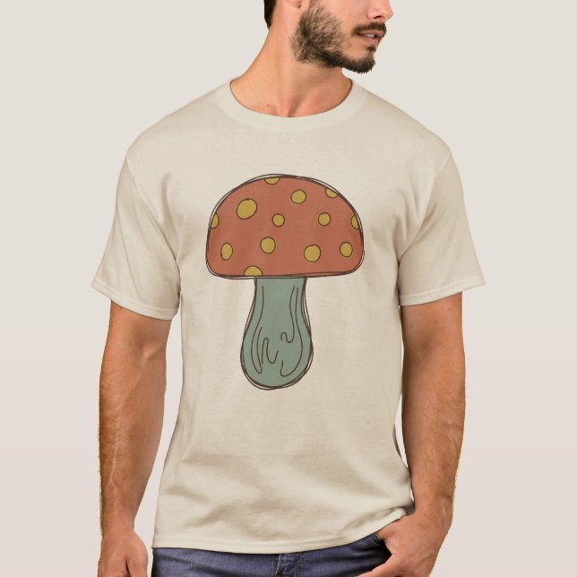 T-shirt Champignon de forêt funky (Devant)