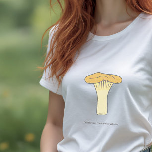 T-shirt champignon de la Chanterelle botanique
