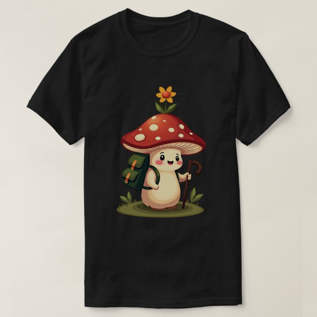 T-shirt Champignon de randonnée (Design devant)