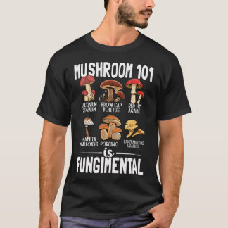 T-shirt Champignon Drôle 101 Est Mycologue Fongique Champi