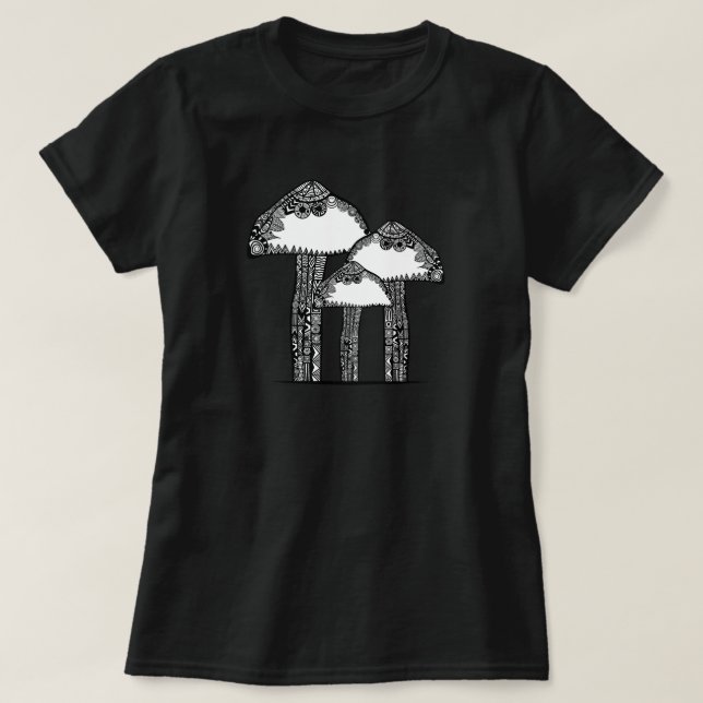 T-shirt champignon fille (Design devant)