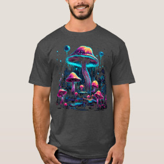 T-shirt Champignon Goth Fairycore Hommes Femmes Champignon