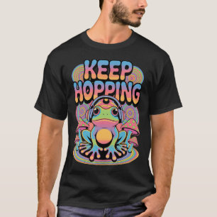 T-shirt Champignon Grenouille Rave Psychedelique