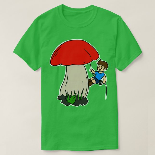 T-shirt Champignon grimpeur (Design devant)