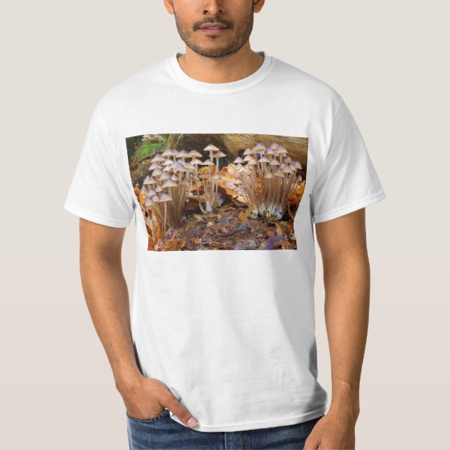 T-shirt Champignon groupés par Inclinata de capot de (Devant)
