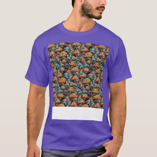 T-shirt Champignon Motif sans pièce Fungus Hippie Shroom E