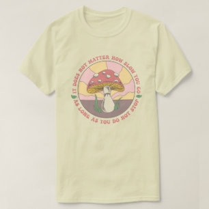 T-shirt Champignon motivationnel Super vintage