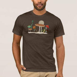 T-shirt Champignon sauvage pâteux des années 60 champignon