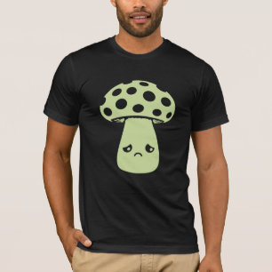 T-shirt Champignon Triste Visage Malheureux Kawaii Déçu Me