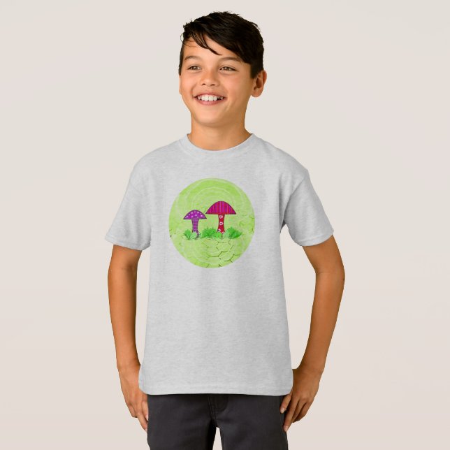 T-Shirt Champignons (Devant entier)