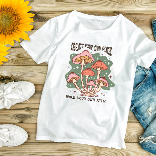 T-shirt Champignons Boho Inspirant Motivation