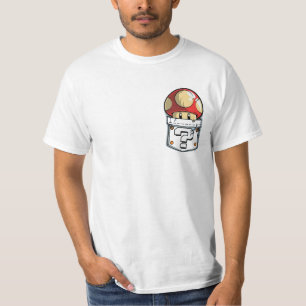 T-shirt Champignons cachés dans la poche