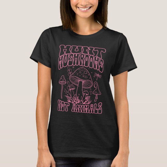 T-shirt Champignons Cottagecore (Devant)