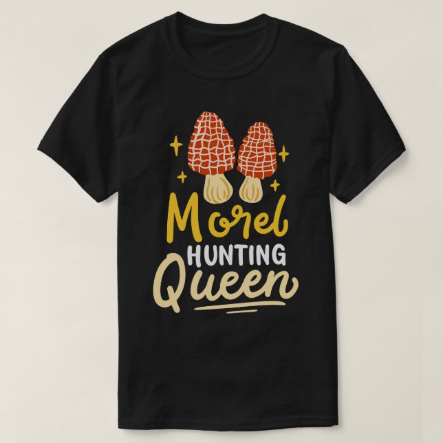 T-shirt Champignons de chasse Morel (Design devant)