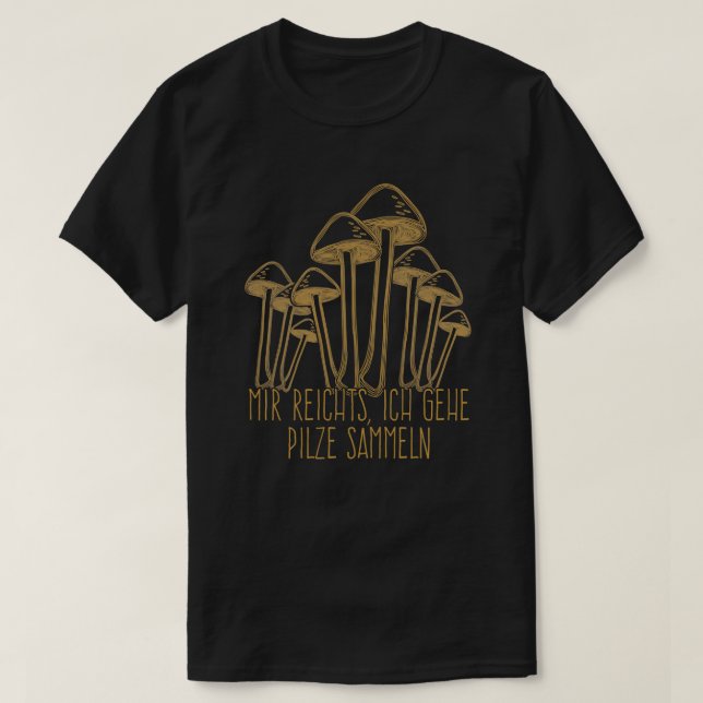 T-shirt Champignons de collection de champignons (Design devant)