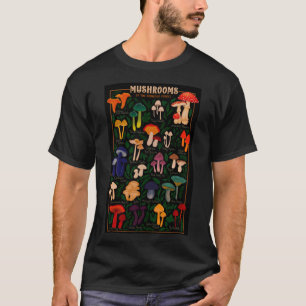 T-shirt Champignons de la forêt de séquoias