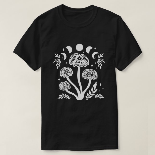 T-shirt Champignons de lune (Design devant)