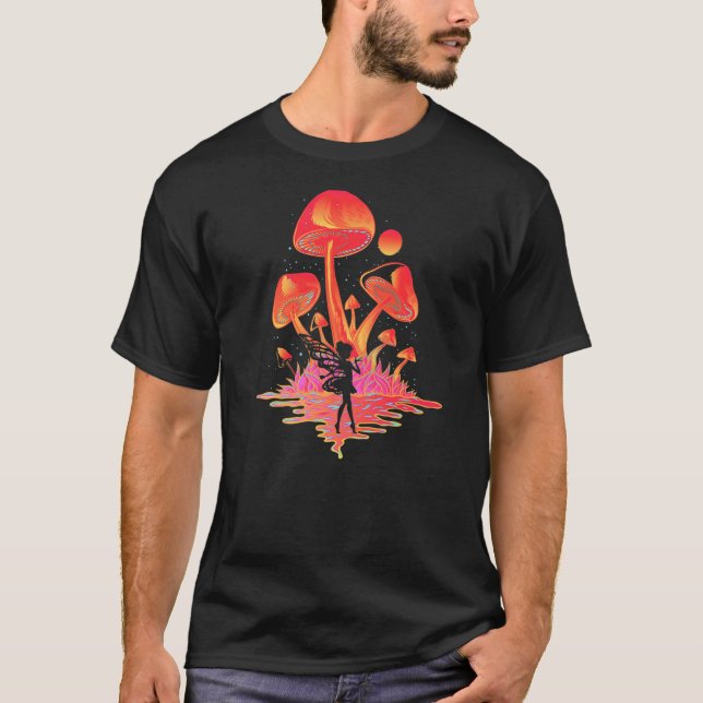 T-shirt Champignons de poussière de fée magique Fairycore  (Devant)