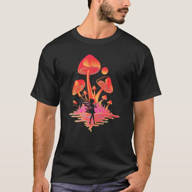 T-shirt Champignons de poussière de fée magique Fairycore  (Devant)