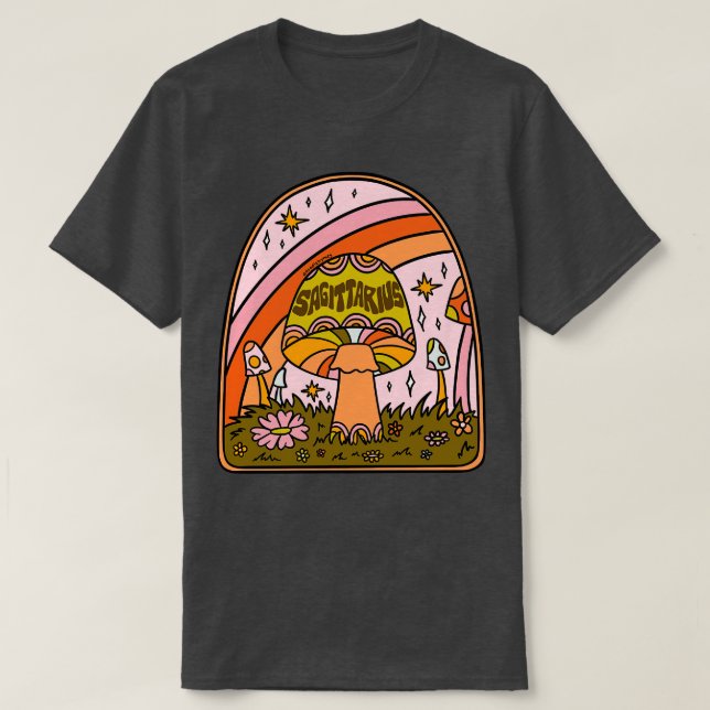 T-shirt Champignons de Sagittaire (Design devant)