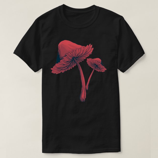T-shirt Champignons en deuil (Design devant)