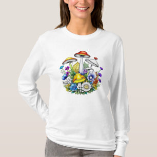 T-shirt Champignons et fleurs magiques