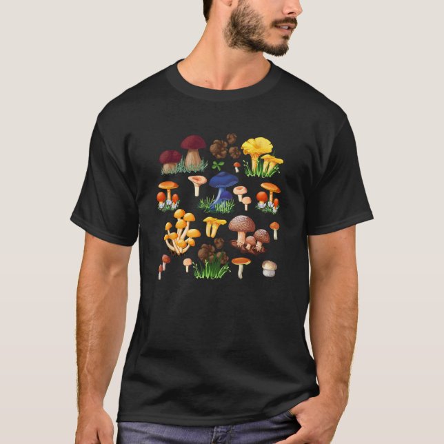T-shirt Champignons Foraging Morels Mycologue Morel Huntin (Devant)
