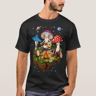 T-shirt Champignons hippies Camping Champignons de forêt p