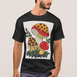 T-shirt champignons joyeux