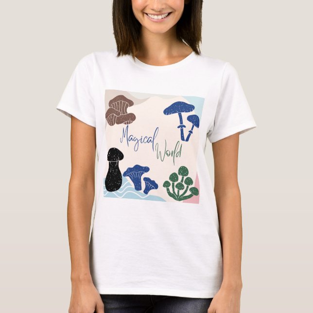 T-shirt Champignons MAGIQUES (Devant)
