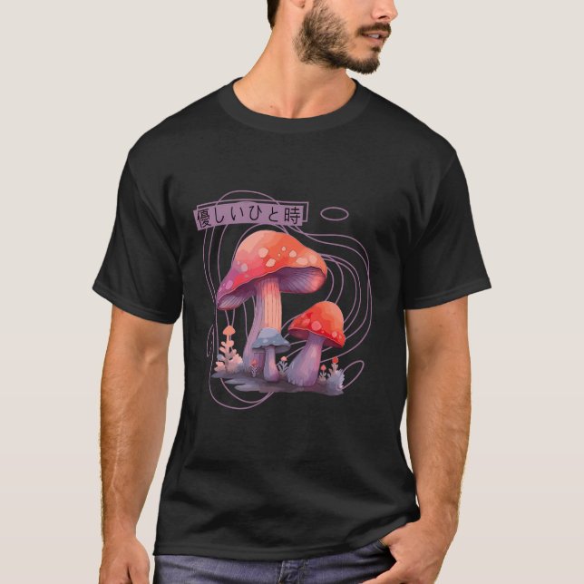 T-shirt Champignons moisissures Champignons Goblincore Cot (Devant)