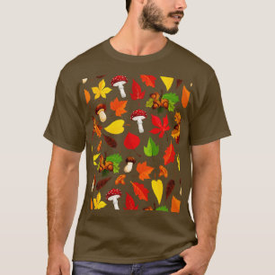 T-shirt Champignons Motif mignon Mycologie esthétique Fu