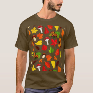T-shirt Champignons Motif mignon Mycologie esthétique Fu