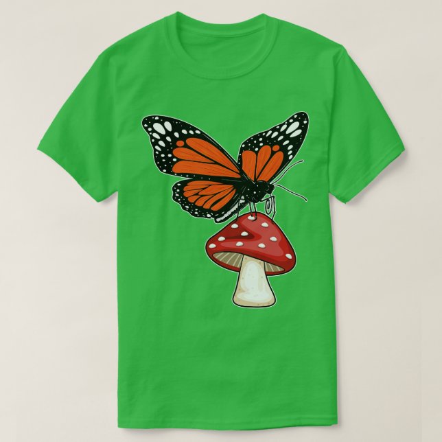 T-shirt Champignons papillons (Design devant)