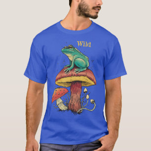 T-shirt Champignons sauvages de grenouilles esthétiques